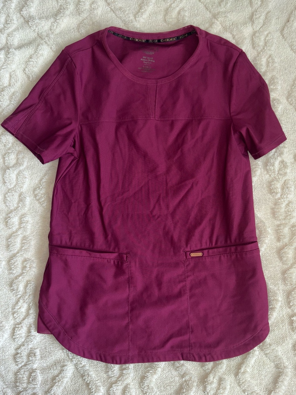Womens Cherokee Form Scrub Top